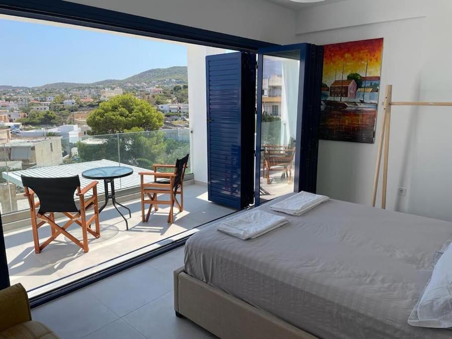 Vathí Souvala /Aegina. Excellent Location Luxury Villa. מראה חיצוני תמונה